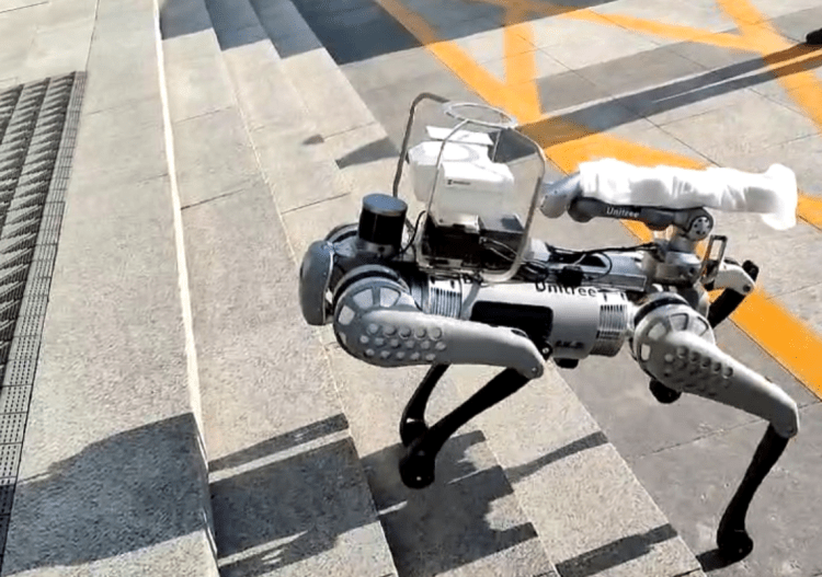 工业四足巡检机器人